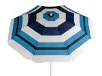 Στρογγυλή Σπαστή Ριγέ Ομπρέλα 180cm