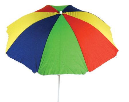 Στρογγυλή Σπαστή Πολύχρωμη Ομπρέλα 180cm
