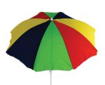 Στρογγυλή Σπαστή Πολύχρωμη Ομπρέλα 180cm