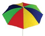 Στρογγυλή Σπαστή Πολύχρωμη Ομπρέλα 200cm