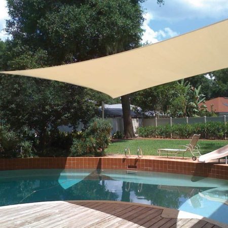 Εκρού Παραλ/μο Αδιάβροχο Πανί Σκίασης 400 x 300cm