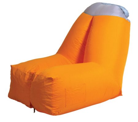 Πορτοκαλί Φουσκωτή Πολυθρόνα Παραλίας 121 x 91 x 98(h)cm