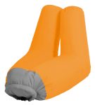 Πορτοκαλί Φουσκωτή Πολυθρόνα Παραλίας 72 x 82 x 82(h)cm