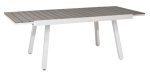 Επεκτεινόμενο Τραπέζι Pollywood Με Αλουμίνιο Σκελετό 160+50=210 x 100 x 76cm