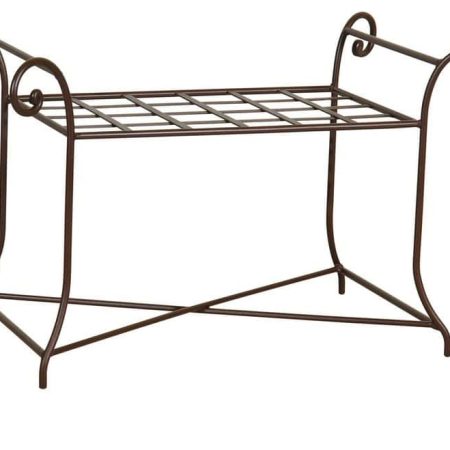 Μεταλλικό Σκαμπώ 60(w) x 35(d) x 40(h) cm