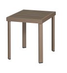 Τετράγωνο Βοηθητικό Τραπεζάκι Αλουμινίου Με Pollywood 44 x 40 x 45(H)cm