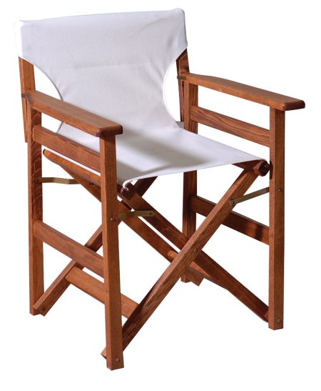 Ξύλινη Πτυσσόμενη Πολυθρόνα Σκηνοθέτη ,Red Οξυά