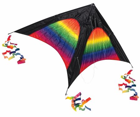 Πολύχρωμος Πολυεστερικός Χαρταετός Συναργολογούμενος Με Ζύγια 165 x 110cm