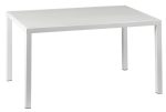 Παραλ/μο Τραπέζι Αλουμινίου Με Λευκό Pollywood 134 x 84 x 72(H)cm