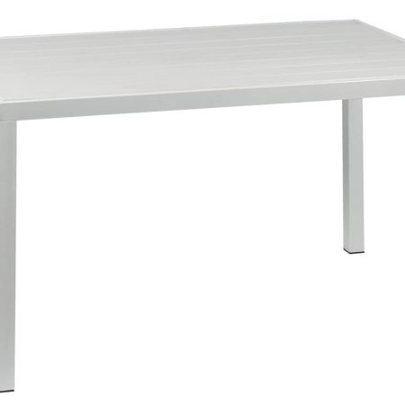 Παραλ/μο Τραπέζι Αλουμινίου Με Λευκό Pollywood 175 x 94 x 72(H)cm
