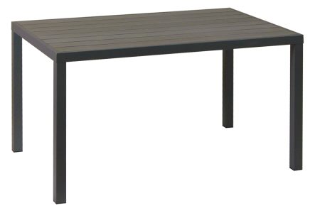 Παραλ/μο Τραπέζι Αλουμινίου Με Γκρί Pollywood 134 x 74 x 72(H)cm