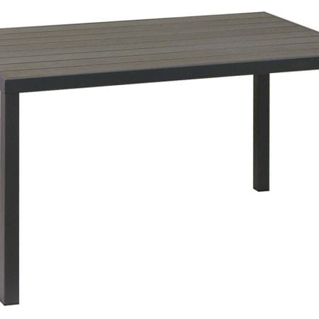 Παραλ/μο Τραπέζι Αλουμινίου Με Γκρί Pollywood 134 x 74 x 72(H)cm