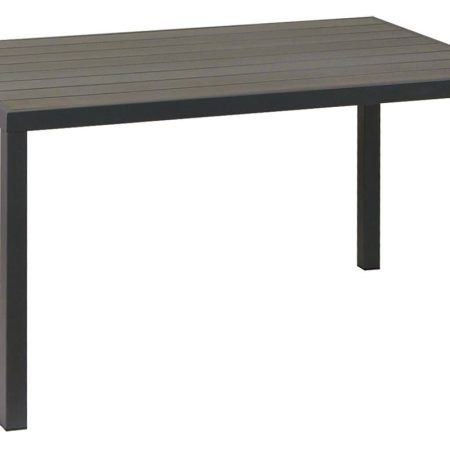 Παραλ/μο Τραπέζι Αλουμινίου Με Γκρί Pollywood 175 x 94 x 72(H)cm