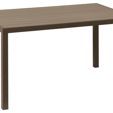 Παραλ/μο Τραπέζι Αλουμινίου Με Καφέ Pollywood 175 x 94 x 72(H)cm