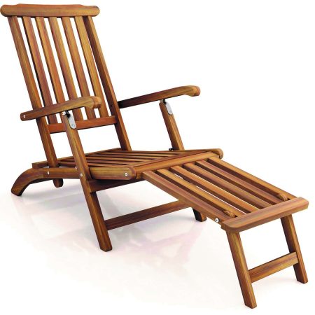 Ξύλινη Πολυθρόνα Dec Acacia Wood 148 X 57 X 89(h)cm