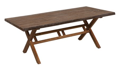 Σταθερό Παραλληλόγραμμο Τραπέζι Acacia Wood 200 x 100 x 76(h)cm