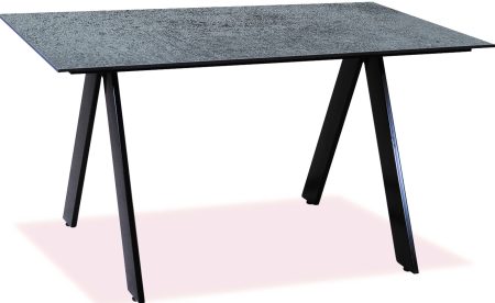 Παραλληλόγραμμο Τραπέζι Αλουμινίου Με Επιφάνεια Compact Hpl Γκρί 140 x 80 x 75(h)cm