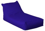 Πολυθρόνα Πούφ Με Μώβ Αδιάβροχο Ύφασμα 150 x 75 x 30(H)cm