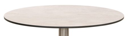 Μπέζ Στρογγυλή Επιφάνεια Hpl Τραπεζιού 80cm, Πάχος 12mm