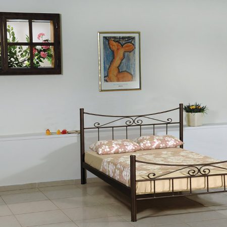 King Size Μεταλλικό Κρεβάτι Ηρώ 208 x 168cm