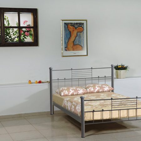 King Size Μεταλλικό Κρεβάτι Ευρυδίκη 208 x 168cm