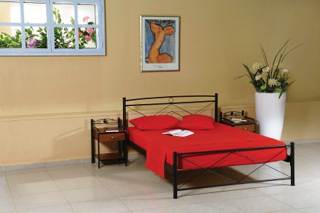 King Size Μεταλλικό Κρεβάτι Πυραμίδα 168 x 205cm