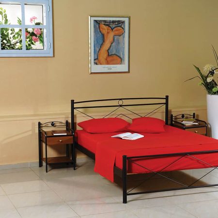 King Size Μεταλλικό Κρεβάτι Πυραμίδα 168 x 205cm
