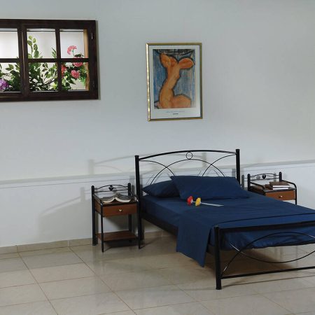 King Size Μεταλλικό Κρεβάτι Βέλος 168 x 208cm