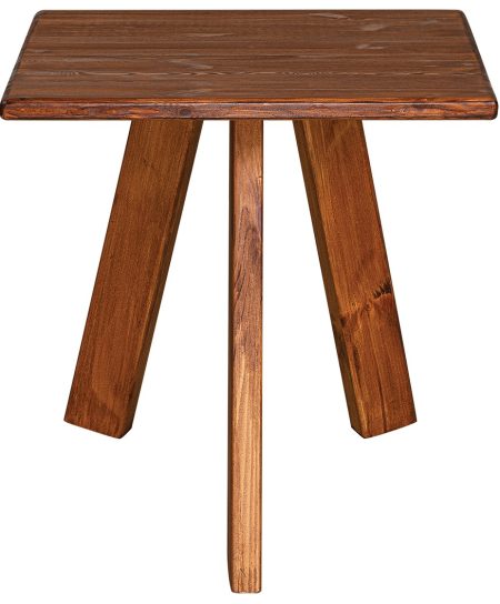 Ξύλινο Τετράγωνο Τραπέζι Με Ξύλο Πέυκου 80 x 80 x 73(h)cm