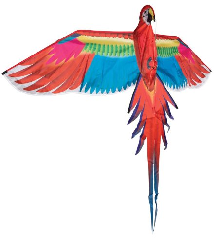 Πολυεστερικός Χαρταετός Κόκκινος Παπαγάλος Συναρμολογούμενος Με Ζύγια 166 x 138cm