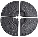 Πλαστικές Βάσεις Νερού 50 x 50 , 4 Τεμάχια x 12Lt Γιά Γωνιακές Ομπρέλες