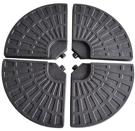 Πλαστικές Βάσεις Νερού 50 x 50 , 4 Τεμάχια x 12Lt Γιά Γωνιακές Ομπρέλες