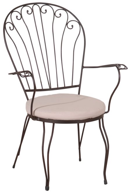 Γαλβανισμένη Πολυθρόνα Φερ Φορζέ Βεντάλια 64 x 66 x 96(h)cm