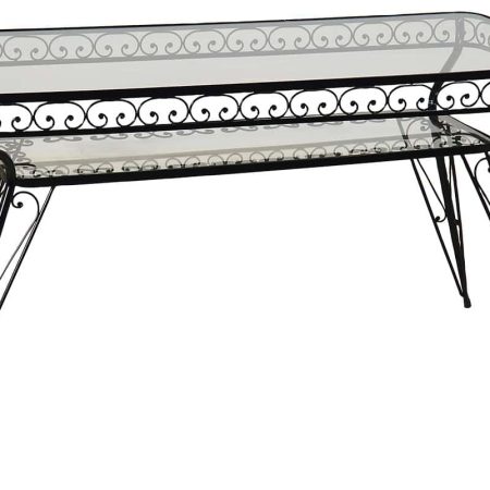 Γαλβανισμένο Παραλ/μο Τραπέζι Μασίφ 120 x 70 x 73(h)cm