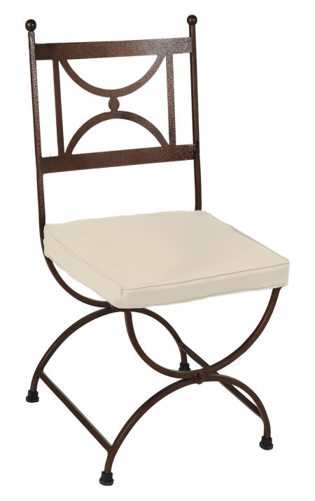 Γαλβανισμένη Μεταλλική Καρέκλα Μασίφ Κύκλος 42 x 52 x 92(h)cm