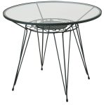 Γαλβανισμένο Στρογγυλό Τραπέζι Μασίφ 90 x 75(h)cm