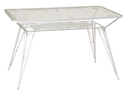 Γαλβανισμένο Παραλ/μο Τραπέζι Μασίφ 160 x 90 x 73(h)cm