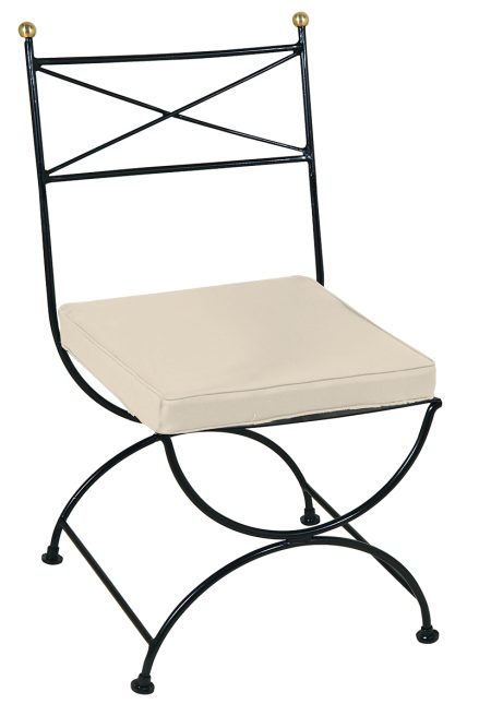 Γαλβανισμένη Μεταλλική Καρέκλα Μασίφ Χιαστί 50 x 58 x 89(h)cm