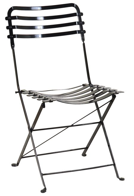 Γαλβανισμένη Πτυσσόμενη Μεταλλική Καρέκλα Ζαππείου Με Πριτσίνια 43 x 57 x 83(h)cm