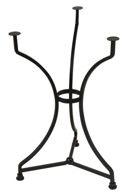 Γαλβανισμένη Βάση Στρογγυλού Τραπεζιού Μασίφ 50 x 70(h)cm