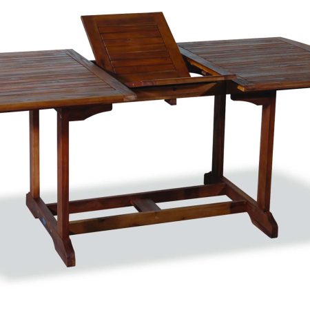 Ξύλινο Επεκτεινόμενο Τραπέζι Acacia Wood 140 + 40 = 180 x 90 x 72(h)cm