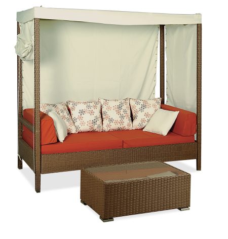 Καθιστικό Σέτ Rattan 2 Τεμαχίων 210 x 100 x 210(h)cm