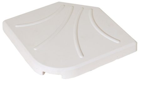 Λευκή Βάση Πλάκα 50 x 50cm Για Γωνιακές Ομπρέλες 25Kgr