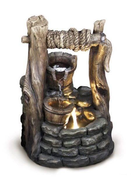 Led Φωτιζόμενο Συντριβάνι 17 x 14 x 27cm