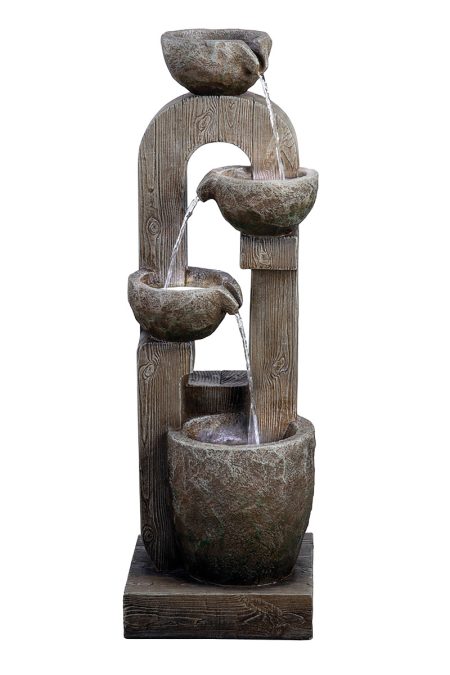 Led Φωτιζόμενο Συντριβάνι 34 x 34 x 100cm