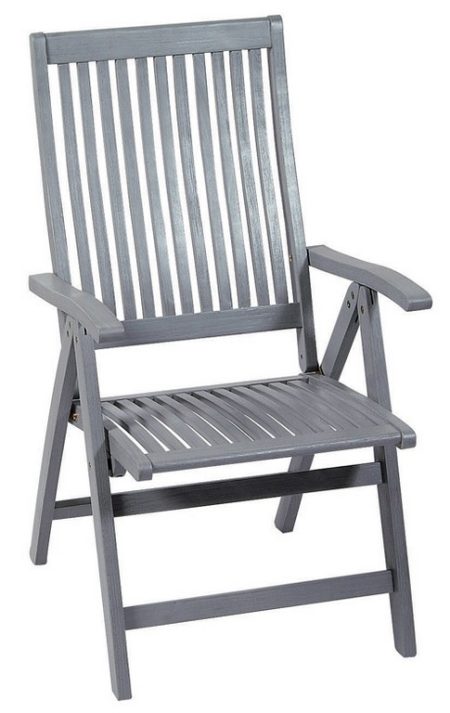 Ξύλινη Ψηλόπλατη Πτυσσόμενη Πολυθρόνα 5 Θέσεων ,Antique Pacific