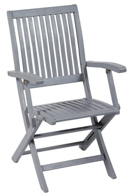 Ξύλινη Πτυσσόμενη Πολυθρόνα Χαμηλής Πλάτης Χωρίς Θέσεις ,Antique Pacific