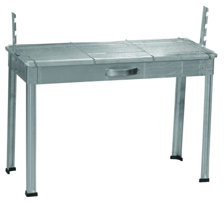 Γαλβανιζέ Ψησταριά ,Απλή Συναρμολογούμενη Με Σχάρα , 30(w) x 60(l) x 64(h)cm