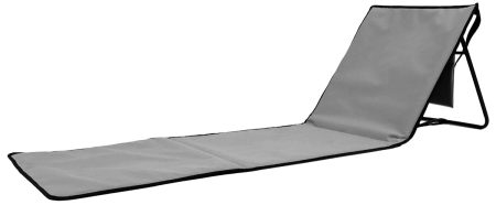 Λευκό Στρώμα - Ξαπλώστρα Παραλίας Με Πολυεστερικό Ύφασμα 2mm , 155 x 48 x 40cm