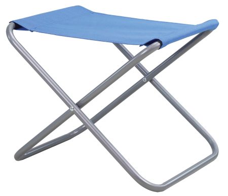 Μπλέ Πτυσσόμενο Σκαμπό Παραλίας Με Πολυεστερικό Ύφασμα 34 x 38 x 35(h)cm